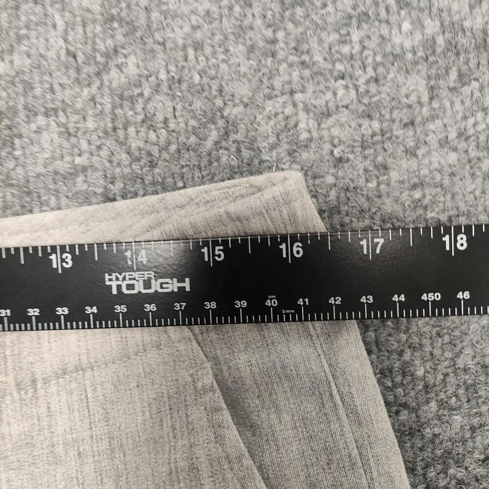 Calvin Klein Dress Pants Mens 32x30 Gray Wool Blend Stretch Flat Front